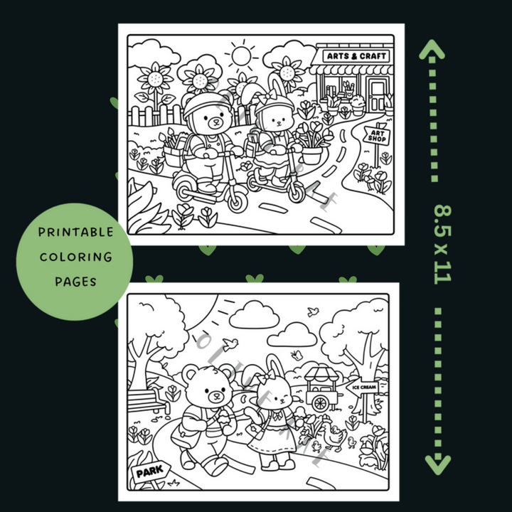 Olli & Co. Art Edition Printable Pages